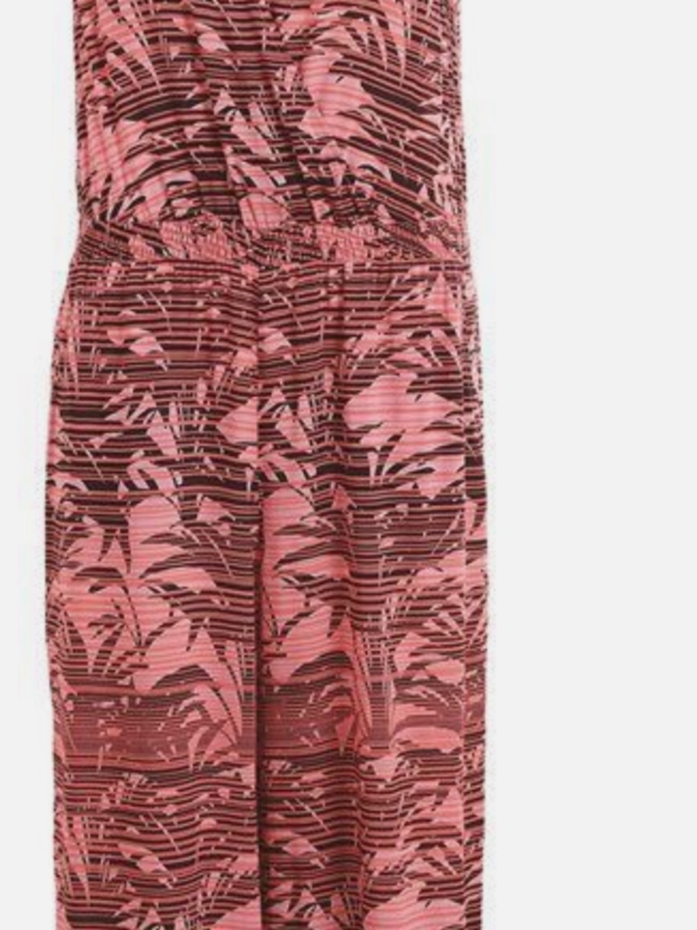 Freya Pink and Black Striped jumpsuit beach wear
